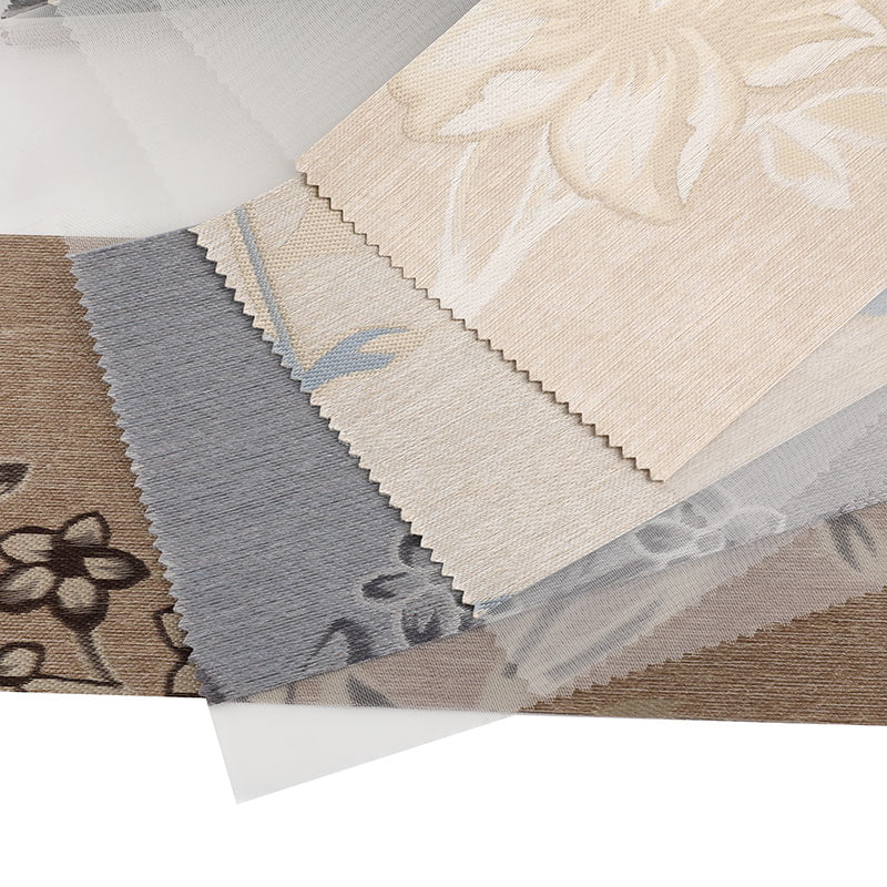 YX019 Žakárová zebra roleta na ochranu před sluncem v jemné barvě