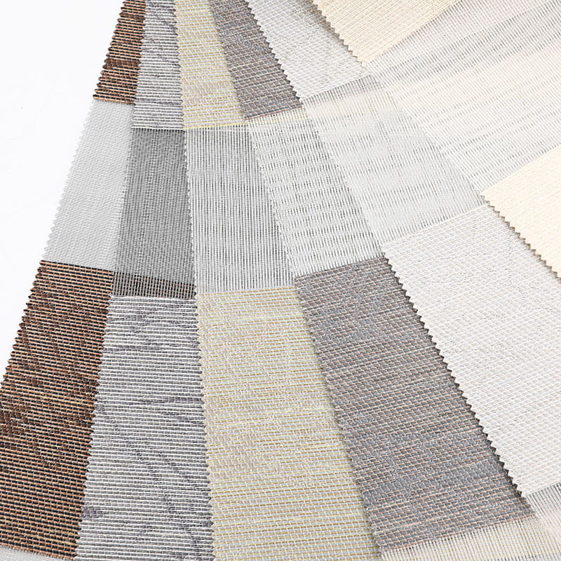 F079 Polyesterová měkká gázová záclona Žakárová zebra roleta